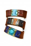 Fused Glass Snap Cuff